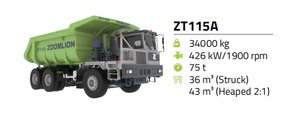 MINING DUMP TRUCK-ZT SERIES FUEL VERSION
